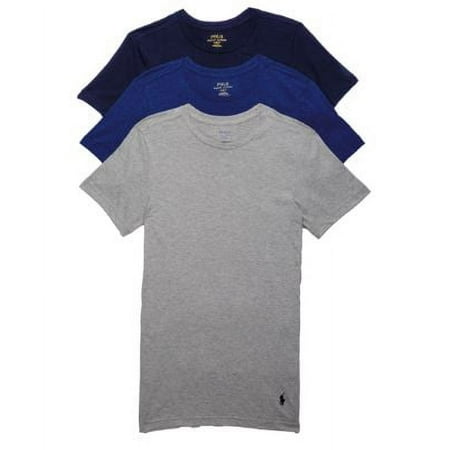 Polo Ralph Lauren Mens Slim Fit Cotton T-Shirt 3-Pack Style-RSCNP3