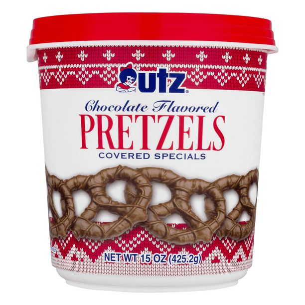 Utz Chocolate Flavored Covered Specials Pretzels 15 oz Tub Walmart