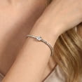 thumbnail image 5 of Flydeer Tennis Bracelets for Women Heart Simulated Diamonds Stainless Steel Adjustable Anniversary Birthday Jewelry Gifts for Women, 5 of 5