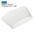 thumbnail image 3 of Uxcell Cup Silicone Covers Heat Resistant Protective Anti Slip 2pcs Translucent, 3 of 5