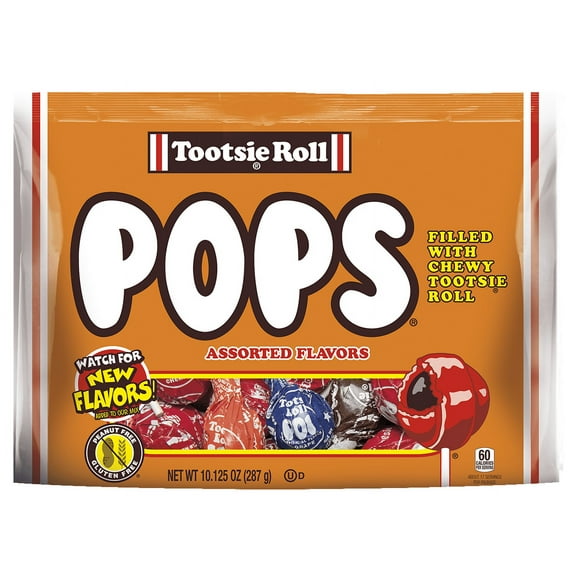 Tootsie Pops, Assorted Flavor 10.12 oz Gluten Free Lollipops