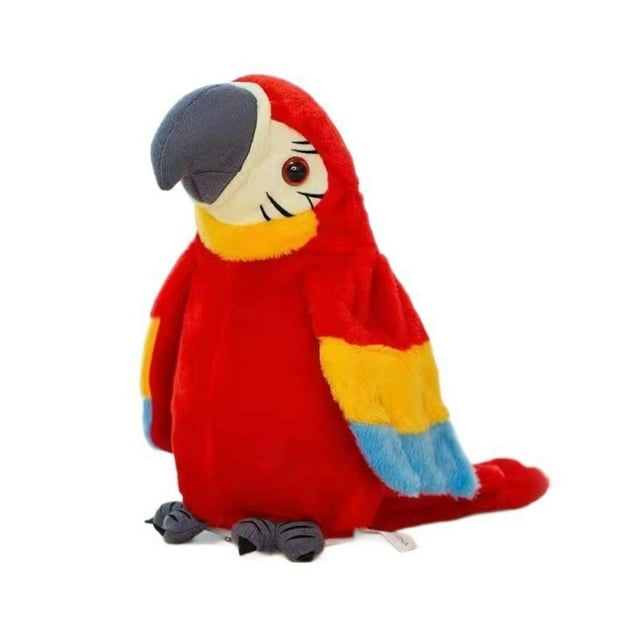 SharkTRUE Talking Parrot Toy Flaps Wings While Learning To Speak Repeats Words Like A Parrot Electric