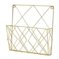 thumbnail image 4 of GROWTH TANK Wall-Mounted Magazine Holder, Brochure Holder, Comic Display, Brochure Storage Organizer, File Rack, Storage Rack for Home Office Gold, 4 of 9