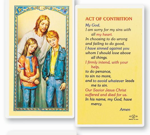 The Act Of Contrition Prayer Ludapunk