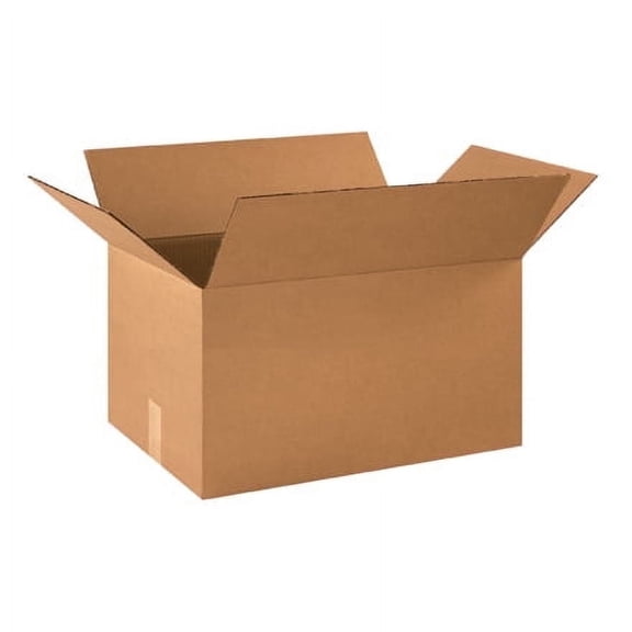 21 x 14 x 10" Corrugated Boxes ECT-32 Kraft Shipping/Moving Boxes 20/Bundle