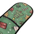 thumbnail image 4 of Yayeee Double Oven Mitt Kitchen Heat Resistant Baking 35" x7" Quilted Glove, Christmas Cookies, 4 of 6
