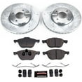 thumbnail image 3 of PowerStop Front Z23 Evolution Sport Carbon-Fiber Ceramic Brake Pad and Drilled & Slotted Rotor Kit Fits: FORD Select Models K1377, 3 of 6