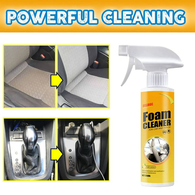 EELHOE Home Cleaning Foam Cleaner Spray Multi-purpose Anti-Aging Cleaner  Tool For Cars or Appliances 100ml
