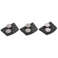 thumbnail image 2 of 3 piezas de almohadillas de pulido de diamante negras de grano 16# con 2 dientes cilíndricos para lijar y pulir hormigón, 2 of 9