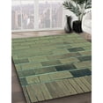 thumbnail image 2 of Ahgly Company Indoor Square Patterned Dollar Bill Green Area Rugs, 7' Square, 2 of 6