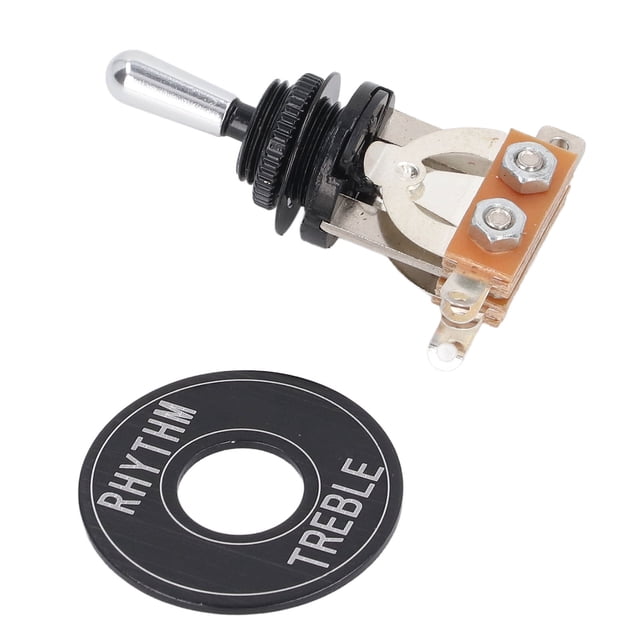 Interruptor de palanca de guitarra con arandela, kit selector de pastillas de guitarra eléctrica con posición de interruptor de palanca de guitarra Interruptor de palanca de guitarra muy recomendado
