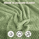thumbnail image 2 of Cobija, Cobija Suave de Jacquard de 260GSM para Sofá, Mantas Peludas de Tejido Waffle para Decoración Del Hogar, Mantas Ligeras y Cálidas para Cama, Sofá, Oficina y Viajes, Salvia, 2 of 7