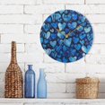 thumbnail image 6 of Round Clock Black Clock 9.84*9.84 Inch Round Art Clock Decorative Clock Creative Clock Dual-Purpose Clock Wall Clock Clock Fashion Decoration Blue Cartoon Heart, 6 of 9