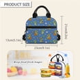thumbnail image 6 of Jeiento Dinosaur School Backpack Set for Boys 4Pcs Kids Backpacks with Lunch Box Pencil Case and Water Bottle Holder Playing Football Bookbag Sets for Elementary School Bags Daypack Blue, 6 of 7