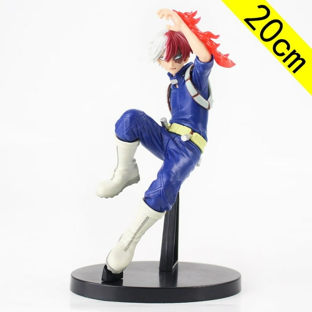 17-20cm My Hero Academia PVC figura de acción 3 estilos Midoriya Izuku Todoroki Shoto Bakugou Katsuki juguetes de modelos coleccionables con cajabolso de opp estilo B zhangmengya unisex