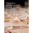 thumbnail image 4 of Velas flotantes Ashlux, color blanco, 5-6 horas de duración de combustión (paquete de 24), 4 of 9