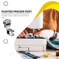 thumbnail image 4 of Sewing Machine Shirring Presser Feet Replacement Parts Dressmaker Patchwork Stitching Accessories Professional Tailor, 4 of 9