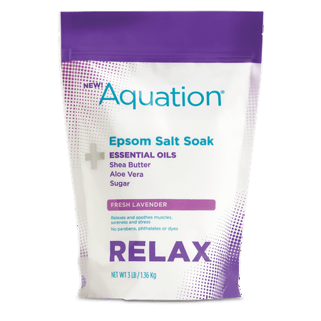 Aquation Epsom Salt Fresh Lavender 3 lb Bag