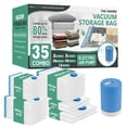thumbnail image 1 of Bolsas de almacenamiento al vacío Cozy Essential, paquete de 35 con bomba eléctrica, 1 of 7