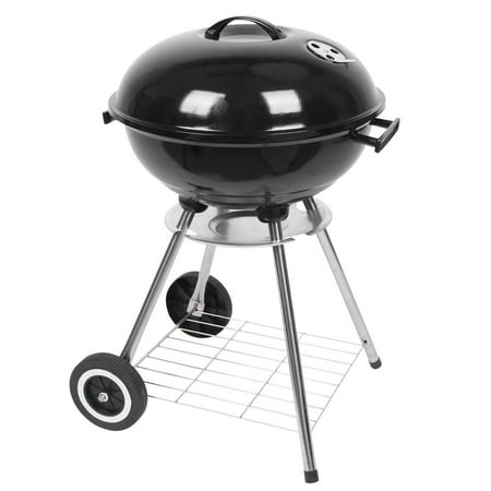 Ktaxon Portable Steel Charcoal Grill BBQ Grill Spherical Design Black