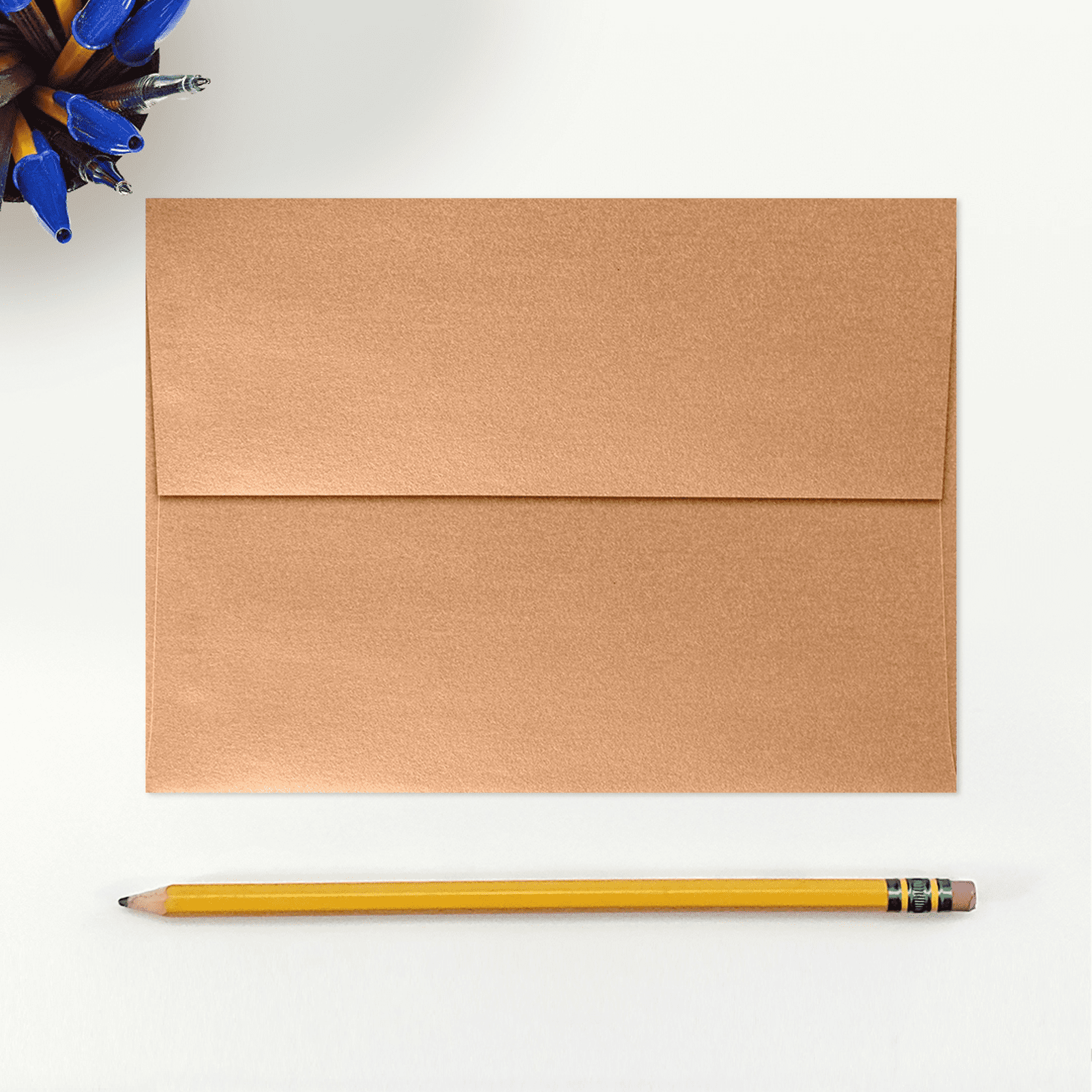 LUXPaper A7 Invitation Envelopes, 5 1/4 x 7 1/4, Copper Metallic, 500/Pack