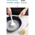 thumbnail image 2 of Cepillos de limpieza de cocina multiusos, mango cómodo antideslizante, mango largo, diseño ergonómico para platos, ollas, sartenes y fregaderos, juego de 2 piezas, 2 of 7
