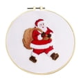 thumbnail image 2 of SuChun Quilting Squares Christmas Embroidery KIT Adults Kids DIY Handmade Hand Embroidery Kits With Stamped Embroidery Pattern For Christmas Embroidery Kits For Adults Beginners, 2 of 9