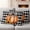 DarkOrange, variant on Thanksgiving Pumpkins Fall Outdoor Waterproof Pillow Covers, Black Plaid Sunflower Decorative Rectangle Throw Pillowcase Sofa Cushion Sham for Patio/Couch/Chair, 20"x12" 2 Pack