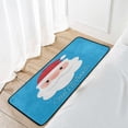thumbnail image 6 of GZHJMY Christmas Santa Claus Kitchen Rug,Christmas Antiskid Mat for Porch Floor Long Door Mat, Non-Slip Bedroom Bedside Mats - 39x20in Carpet Runner, 6 of 7