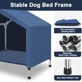 thumbnail image 4 of Casa Elevada para Perro y Tienda Impermeable 2 en 1 Dopliv para Gatos, 4 of 8