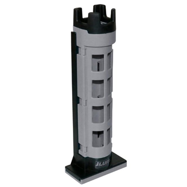 Estante para Barril Pesca Soporte Ajustable para Caña Pescar para Artes Pesca (gris)