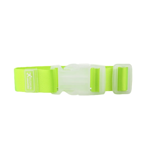 Correa de sujeción Bewildely para bolsa de cinturón con lazo de equipaje ajustable verde 30 * 2,5 cm