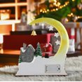thumbnail image 3 of Nuevo producto transfronterizo luminoso Luna de Navidad casa del anciano adornos de resina decoración de escritorio para el hogar regalos de ambiente festivo, 3 of 5