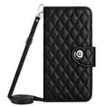 thumbnail image 2 of Allytech Wallet Case for Samsung Galaxy S24 Ultra with Card Cash Slots, Luxury Premium PU Leather Kickstand Shoulder Strap Lanyard Shockproof Anti-Fall Full Body Protective Flip Shell - Black, 2 of 8