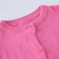 thumbnail image 6 of Girls Sweaters 10-12 Girls Navy Sweater Girls' School Uniform Cardigans Sweater Cotton Button Solid Long Sleeve Knit Sweaters, 6 of 7