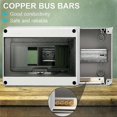 thumbnail image 5 of Waterproof Electrical Box, IP65 8-MODULES Electrical Circuit Breaker Box, Waterproof Outdoor Electrical Box, Control Cabinet, Junction Box for Outdoo, 5 of 5