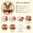thumbnail image 4 of Christmas Pearl Art DIY Diamond Painting Hanging Suncatcher Ornament, Acrylic Rhinestone Gem Craft Pendant for Window, Wall, Door and Holiday Decor, 4 of 7