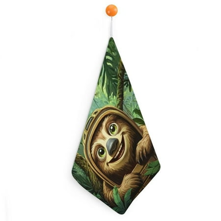 

Orinice Jungle Reusable Activity Microfiber Hand Towels for Home Decor and Gifts 11.8x11.8in Kitchen and More 2pcs