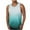 Light Blue, variant on Men's Tank Tops Qiggri Men Casual Fashion Gradation Printing Sleeveless Pullover Round Neck Sports Tank