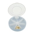 thumbnail image 2 of Unique Bargains 1 Pc Pill Case 7 Grid Round Pill Box Blue, 2 of 6