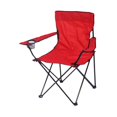 thumbnail image 3 of Colaxi Foldable Camping Chair Outdoor Moon Chair Oxford Cloth Metal Stable Portable Folding Chair Beach Chair for Park Barbecue Yard Red, 3 of 8
