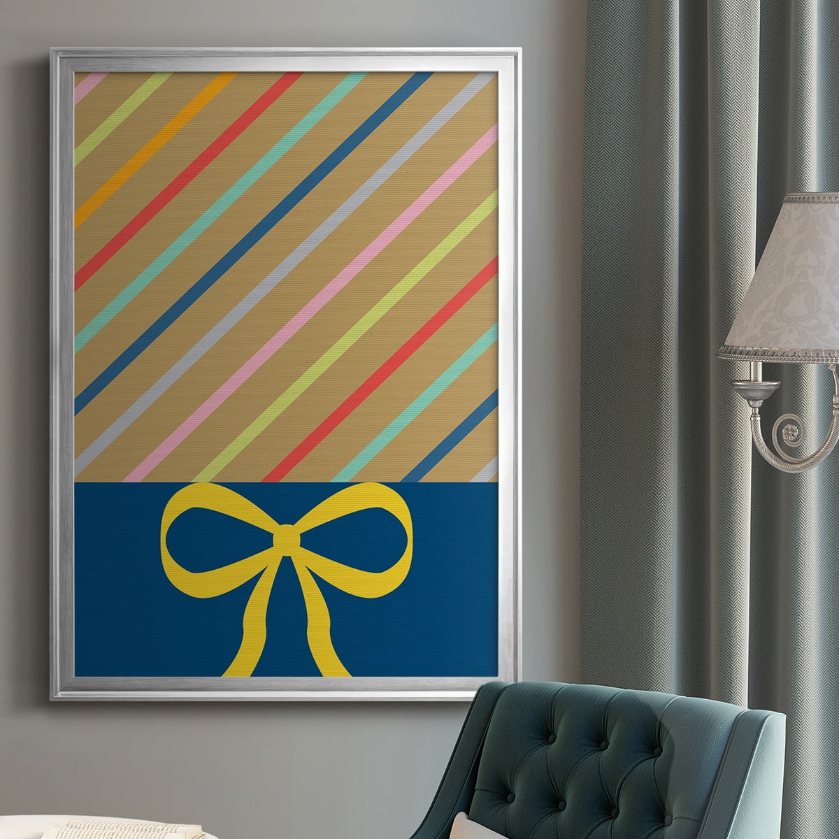 Stripes Premium Framed Print - Ready to Hang