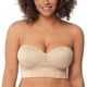 thumbnail image 1 of Sujetador largo sin tirantes HSIA para mujer, busto grande, talla grande, 1 of 5