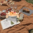 thumbnail image 4 of Wood Tray Wooden Footed Cake Stand Korean Version Snack Banquet, 4 of 6