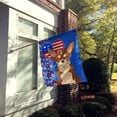 thumbnail image 2 of Red and White Chihuahua USA American Flag Canvas House Size, 2 of 5