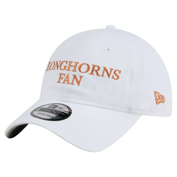 Men's New Era White Texas Longhorns Fan 9TWENTY Adjustable Hat
