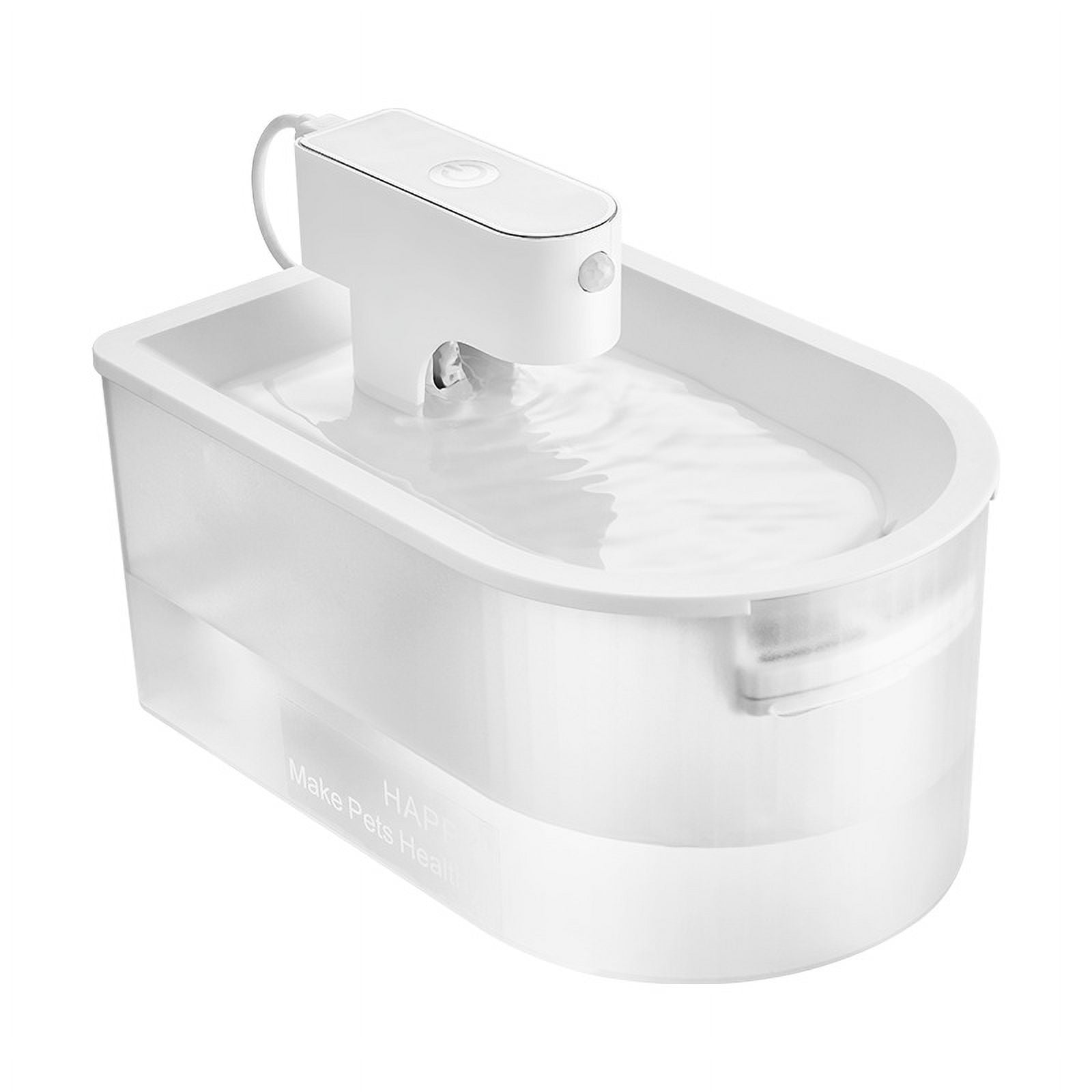 Cat Automatic Water Fountain ABS material, Wireless Induction Chargeable Ultra Quiet