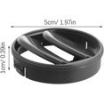 thumbnail image 2 of Generic 4pcs Black round Dashboard Ac Vent Replacement Bus and Commercial, 2 of 6