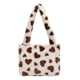 thumbnail image 2 of Moda Vagabundo Bolso De Felpa Bolso De Mano Monedero Corazón Bandolera Para Vacaciones Marrón Sunnimix Monedero de hombro para mujer, 2 of 8