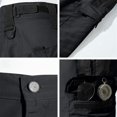 thumbnail image 5 of Men's Multi Pocket Tactical Cargo Pants Loose Fit Elastic Waist Straight Leg Trousers Big Size Outdoor Hiking Work Pants Lightweight Breathable Casual Utility Pants, 5 of 5